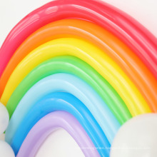 Superstarer Rainbow Strip Suit Latex Balloons Party Room Decoration Children Toys Wholesale